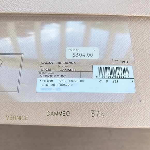 NWT Prada Calzature Donna Heels size 37 1/2 - Picture 8 of 9